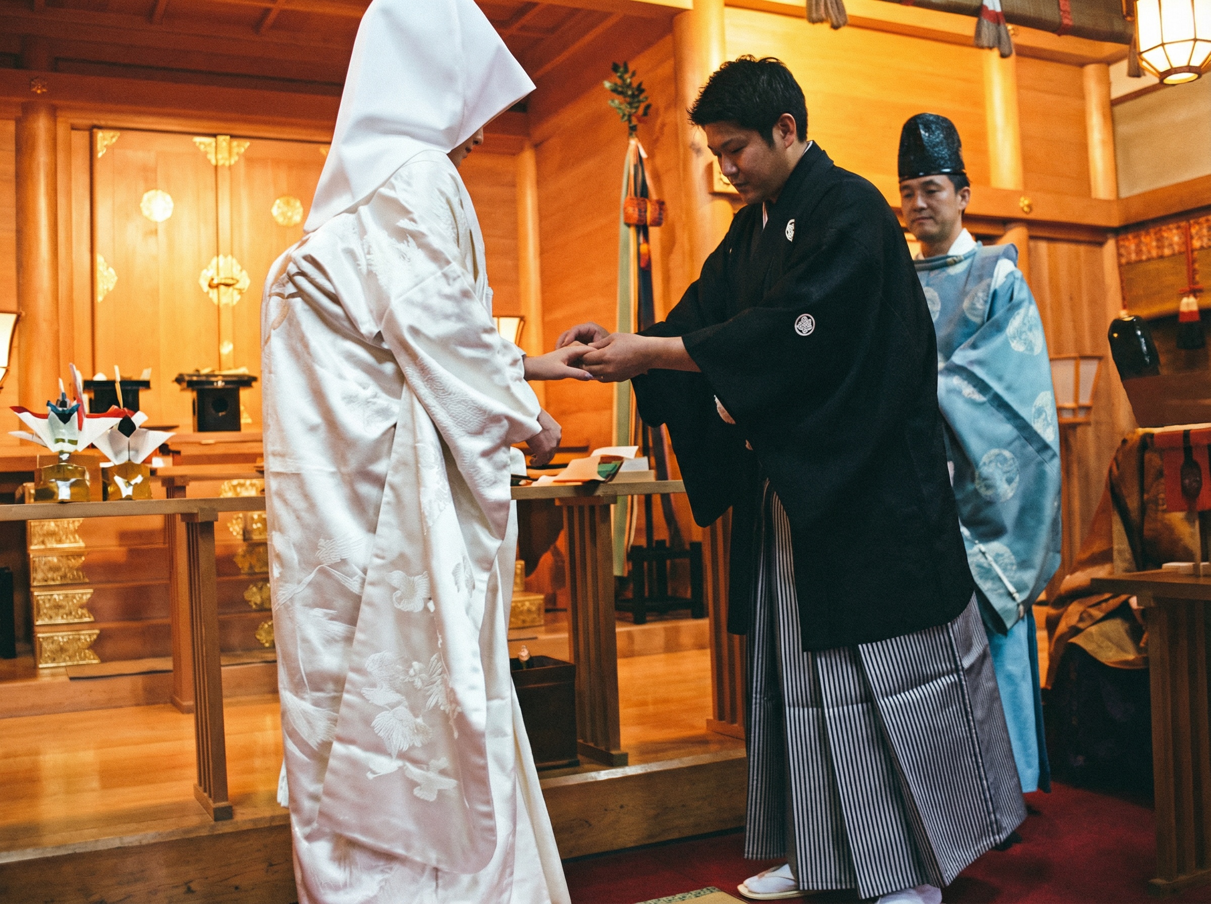 神前結婚式の和装衣装例 - 出雲大社東京分祠