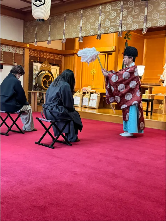 ご祈祷の様子