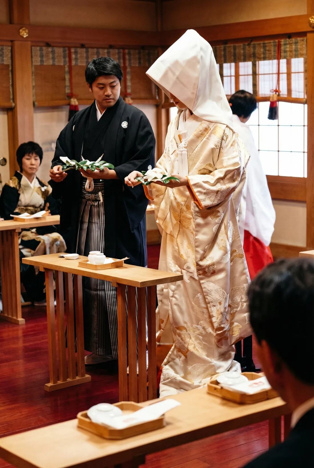 御神殿での挙式(和装)